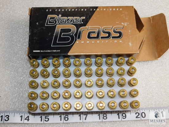 50 Rounds Blazer Brass 9mm Luger 115 Grain FMJ Ammo