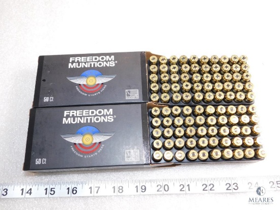 100 Rounds Freedom Munitions 9mm Luger 115 Grain RN