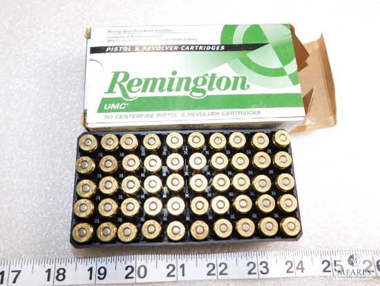 50 Rounds Remington .40 S&W Ammo 180 Grain MC