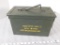 Empty military ammo container