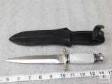 Linder double edged dagger with ladder sheath