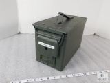 Empty military ammo container