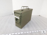Empty military ammo container