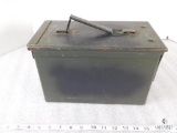Empty military ammo container