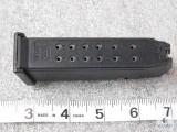 15 round Glock 9mm pistol magazine