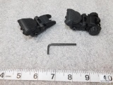 New AR 15 flip up front and rear sights.Fully adjustable