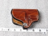Leather concealment holster fits S&W 36,60 snub nose revolvers