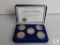 Five-coin Morgan silver dollar collector box