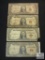 Group of 4: Mixed Hawaii US $1 small size notes