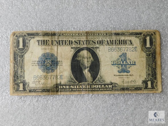 US large format $1 silver certificate