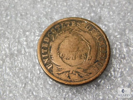 1868 2-cent piece