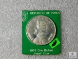 Republic of Panama - 1974 One Balboa Proof Coin