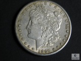 1897-S Morgan silver dollar