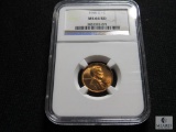 NGC graded - 1946-D Lincoln - MS66 RD