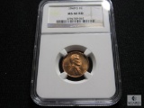 NGC graded - 1949-S Lincoln - MS66 RD