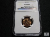 NGC graded - 1953-D Lincoln - MS66 RD