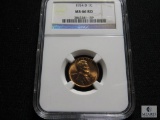 NGC graded - 1954-D Lincoln - MS66 RD