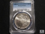 PCGS graded - 1881-S Morgan silver dollar - MS63