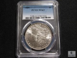 PCGS graded - 1889 Morgan silver dollar - MS63