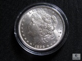 1896 Morgan silver dollar