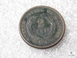 Civil War - 1864 2-cent piece