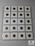 Sheet of Indian Head cents