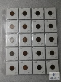 Sheet of Indian Head cents