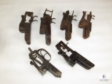 Lot of 6 Receiver / Trigger Assemblies for Double Barrel Shotguns Gunsmith Parts