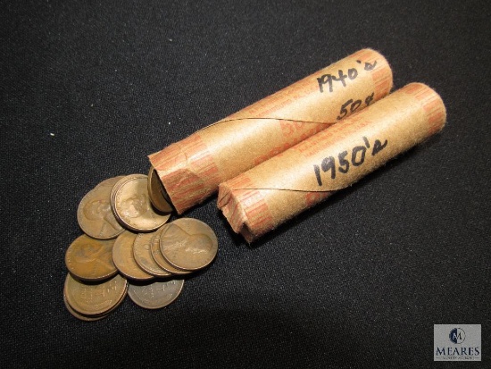 1940s and 1950s wheat cents