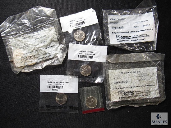 Coin collector starter kit - mixed lot of UNC nickels