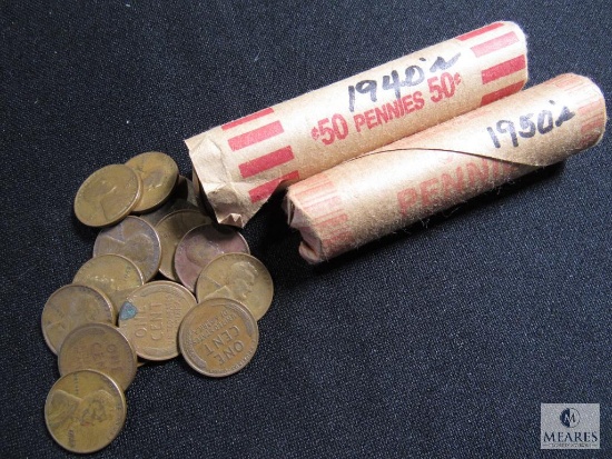 1940s and 1950s wheat cents