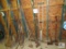 Lot of Yard / Garden Tools - Shovels, Axes, Sledge hammer, Scraper, Hoe, Scythe & More