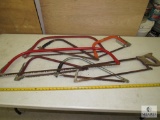 Lot of 7 Bow Saws