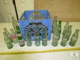 Lot of Various Collector Glass Bottles - Coke, Mountain Dew & more
