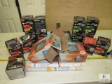 Lot of assorted Light Bulbs - Colored Flood Lamps, Security Lights, and 18