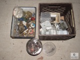 Lot of Electrical & Plumbing Supplies - Valves, Breakers, Casters, and more Outlet Boxes,