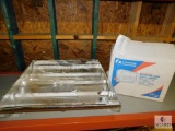 Lot of 2 Light Fixtures 1 Outdoor Wall Pack 1 Halogen Recessed Fixture