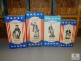 Lot of 4 McCormick The Patriots Decanters