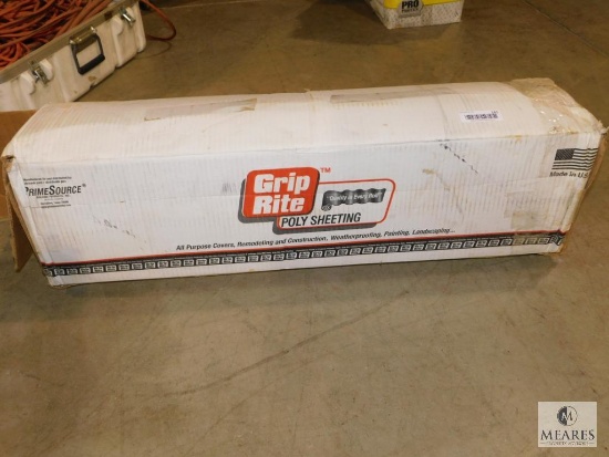 Roll Grip Rite 6 mil Poly Sheeting approximately 2000' sq Ft Black