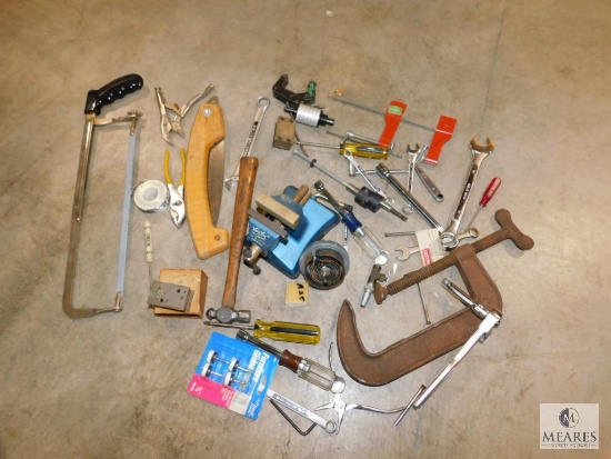 Lot of assorted Tools - Screwdrivers, Pliers, Clamps, Saws, Wrenches, and More