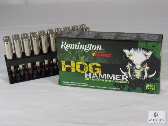 20 Rounds Remington Hog Hammer .308 WIN Ammo 168 Grain TSX