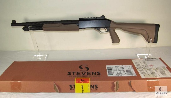 New Stevens model 320 12 Gauge Pump Action with Security Pistol Grip Shotgun
