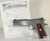 *RARE Colt Super Gold Cup National Match Special Edition .38 Super Stainless Steel Pistol w/ Colt