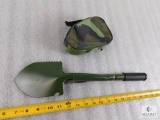 New Folding Survival Shovel with Pick Axe and Carrying Case