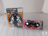 New Champion Exotic Ear Muff and Shooting Glasses Set