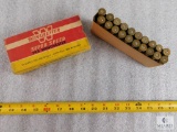 Early 20 Round Collector Box of Winchester Super Speed 348 Winchester Ammo 200 Grain