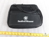 New Smith & Wesson 2 Gun Pistol Range Bag w/ Carrying Strap & Extra Pockets for Mags