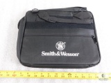 New Smith & Wesson 2 Gun Pistol Range Bag w/ Carrying Strap & Extra Pockets for Mags