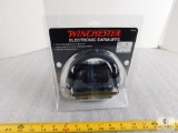 New Winchester Electronic Ear Muffs Hearing Protection for Shooting or Sporting Events