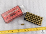 50 rounds of Ultramax .44 Russian ammo. 200 grain round nose FP. Very hard to find